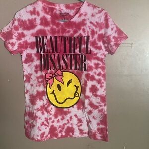 Beautiful Disaster bliss tie dye tee